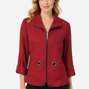 Perceptions Petite Women's Red Jacket - Size 10P